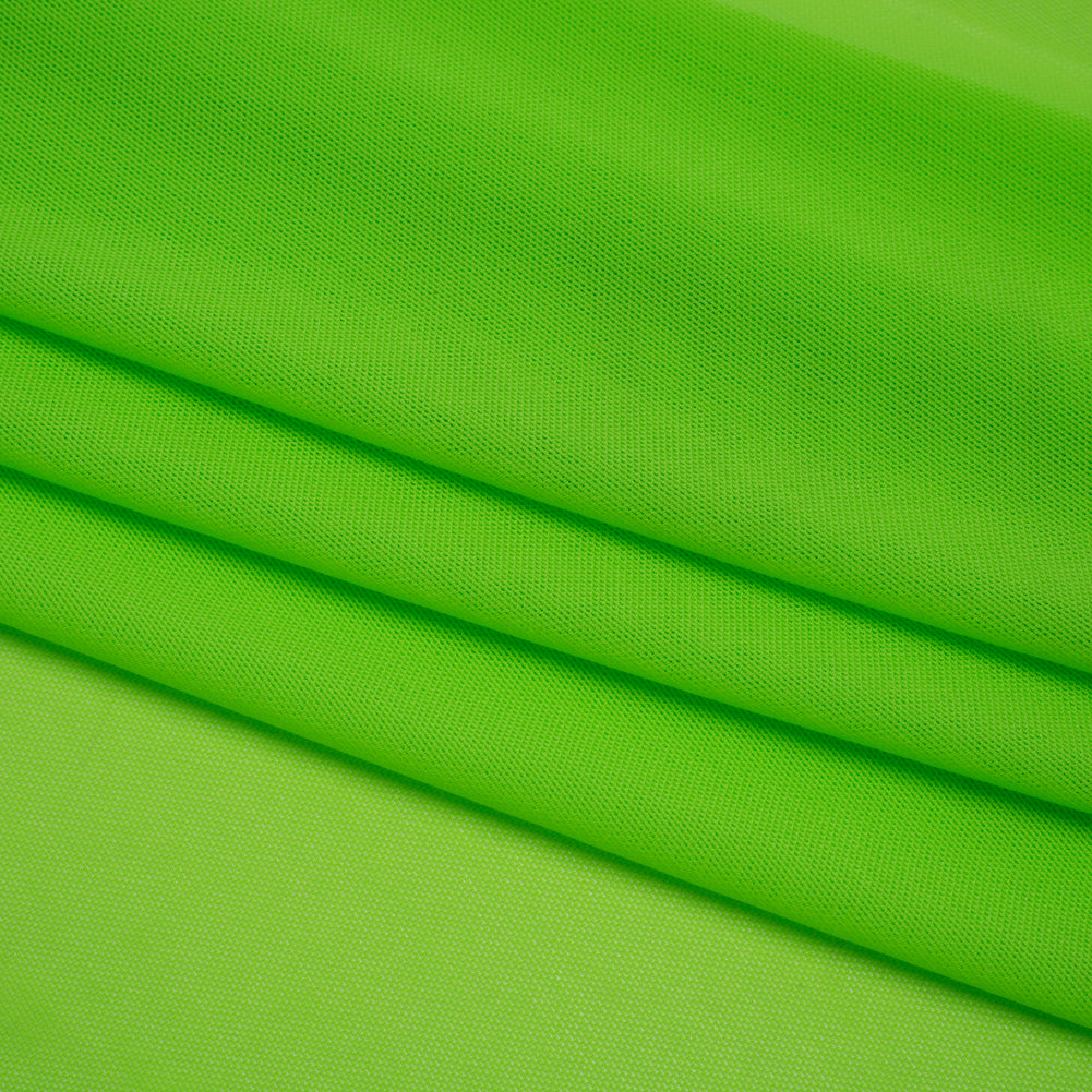 Nylon Stretch Mesh - Hi Vis Green - Bernetta Collection - Detail Nylon Stretch Mesh - Hi Vis Green - Bernetta Collection - Detail
