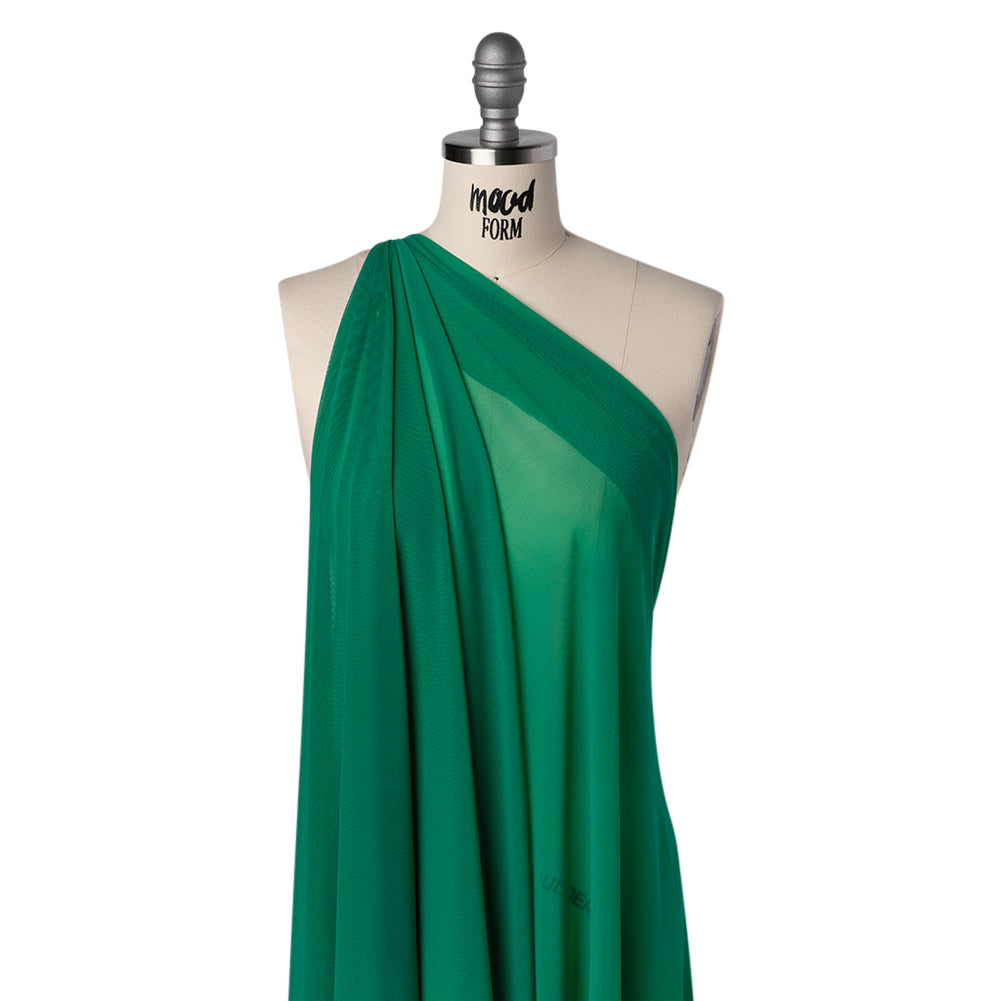 Nylon Stretch Mesh - Kelly Green - Bernetta Collection Nylon Stretch Mesh - Kelly Green - Bernetta Collection