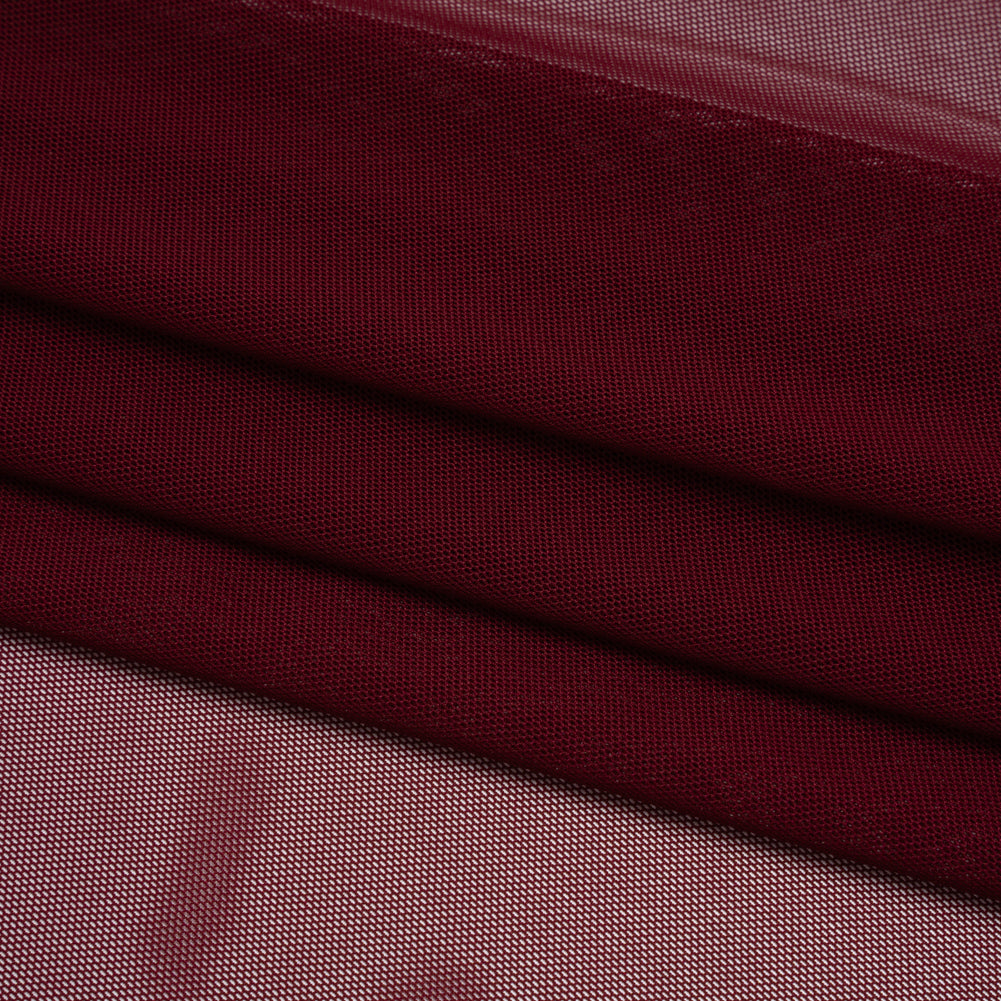 Nylon Stretch Mesh - Burgundy - Bernetta Collection Nylon Stretch Mesh - Burgundy - Bernetta Collection
