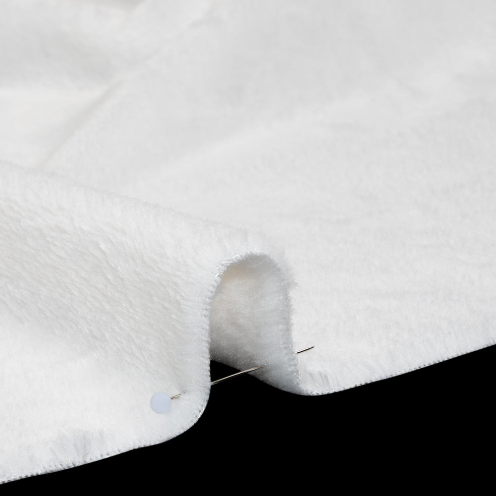 Double Faced Minky Fleece - Ivory - Avery Collection - Detail Double Faced Minky Fleece - Ivory - Avery Collection - Detail