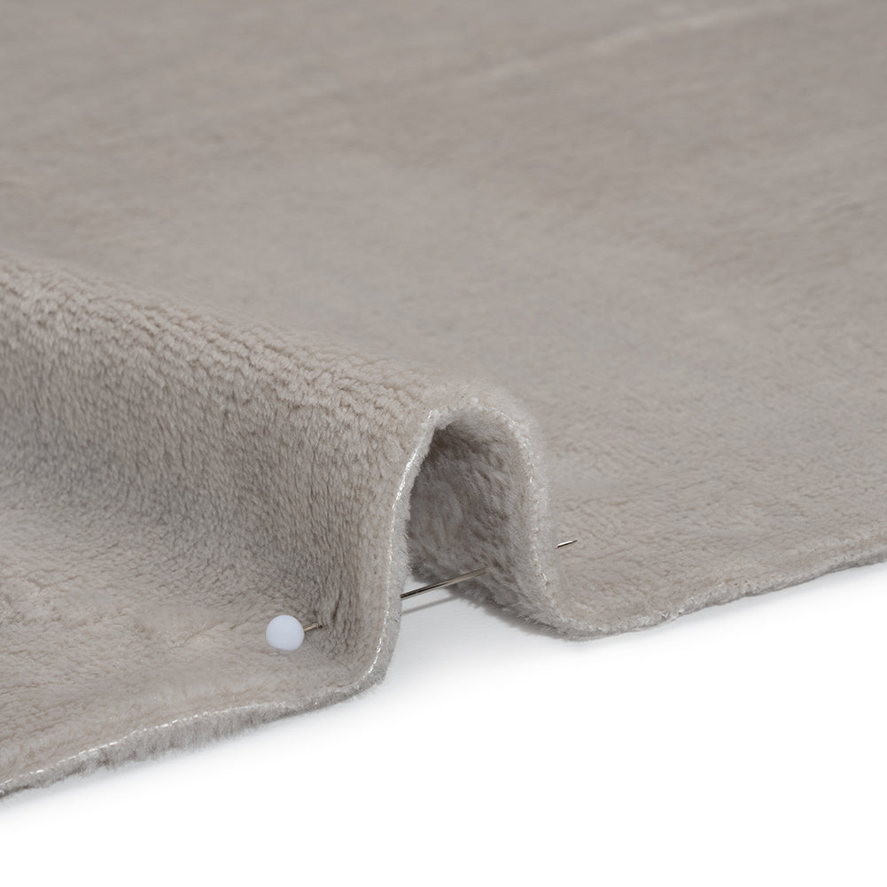 Double Faced Minky Fleece - Platinum - Avery Collection - Detail Double Faced Minky Fleece - Platinum - Avery Collection - Detail