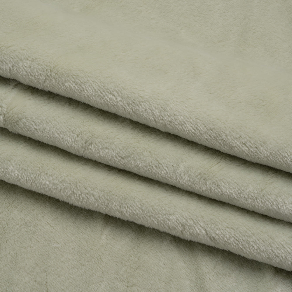 Double Faced Minky Fleece - Pale Sage - Avery Collection Double Faced Minky Fleece - Pale Sage - Avery Collection