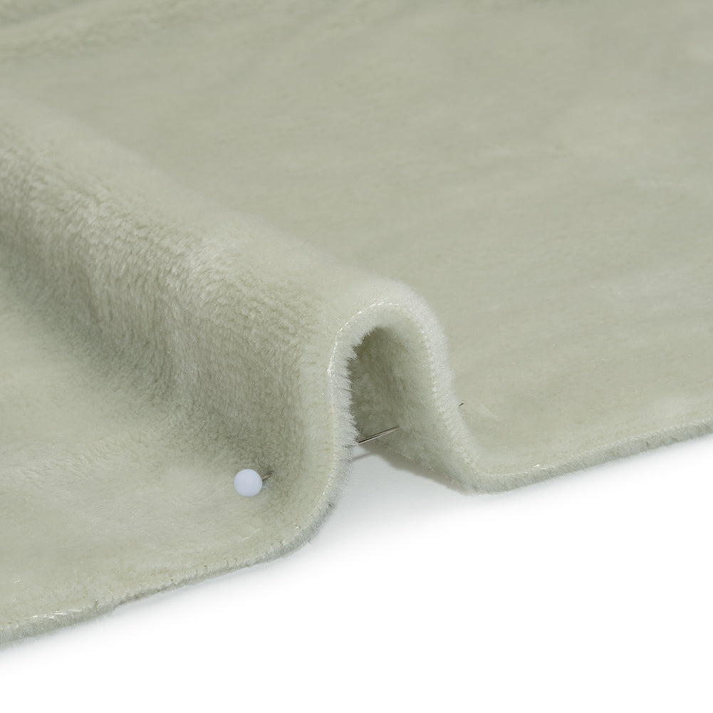 Double Faced Minky Fleece - Pale Sage - Avery Collection Double Faced Minky Fleece - Pale Sage - Avery Collection