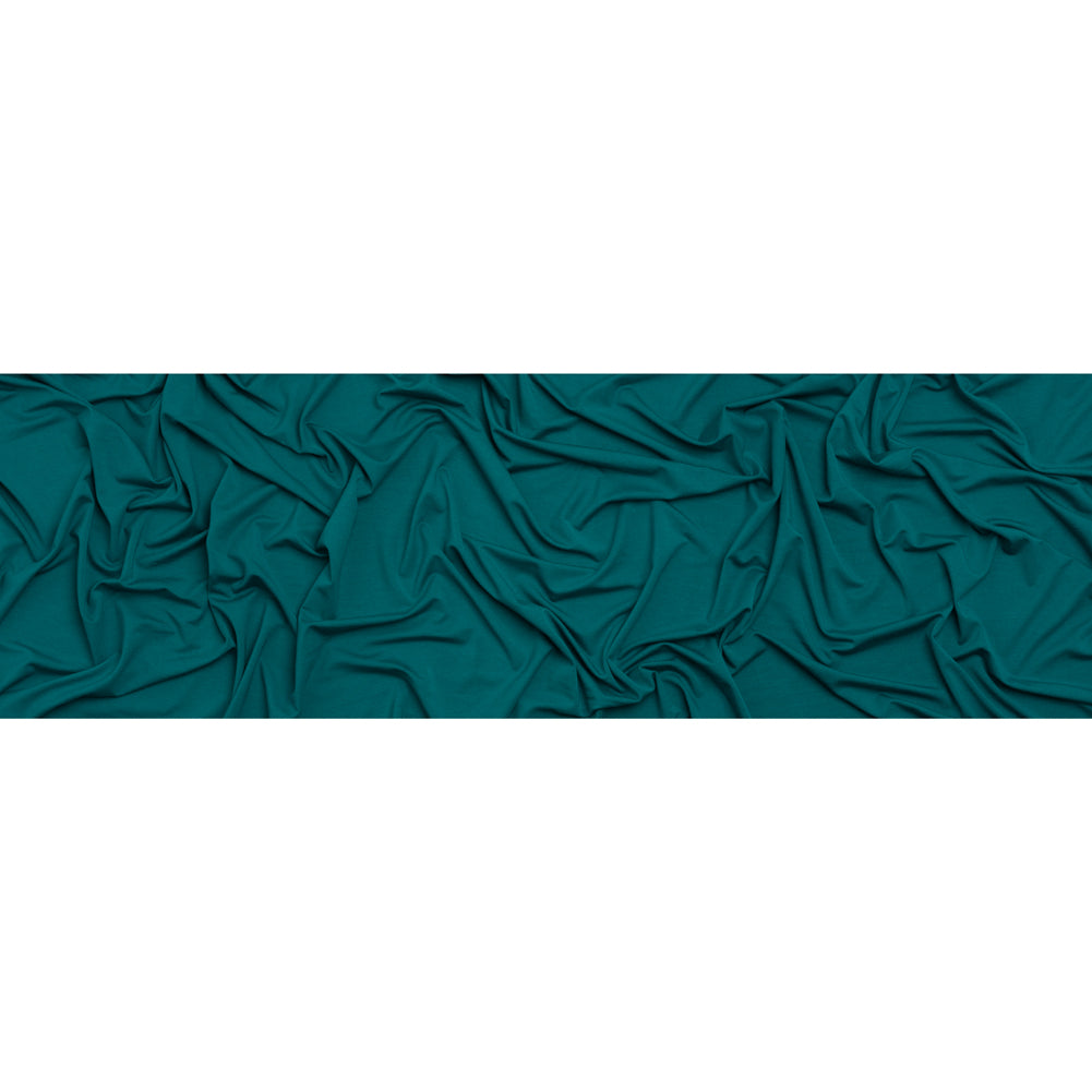 Stretch Bamboo Jersey - Teal - Willow Collection Stretch Bamboo Jersey - Teal - Willow Collection