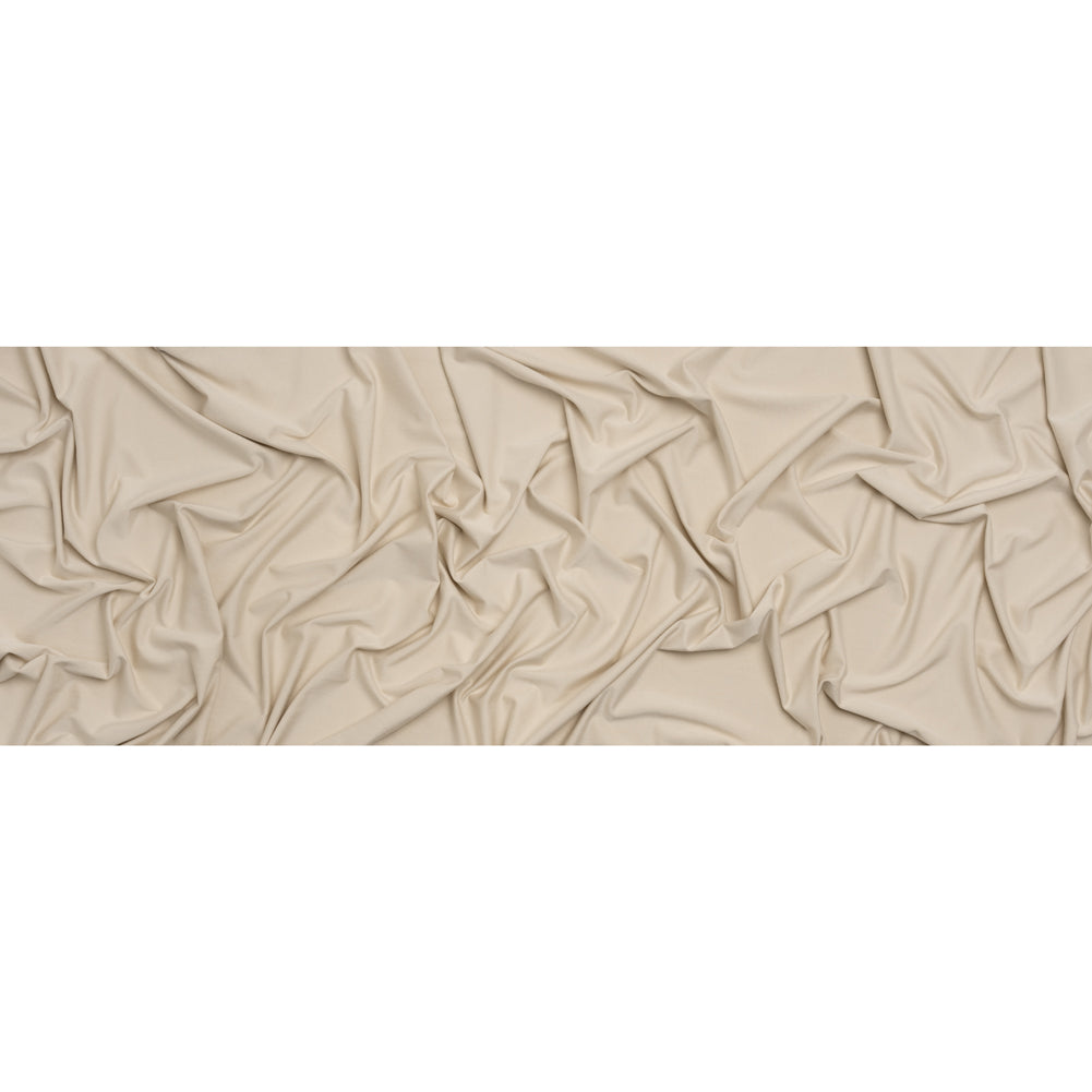 Stretch Bamboo Jersey - Pale Beige - Willow Collection - Full Stretch Bamboo Jersey - Pale Beige - Willow Collection - Full