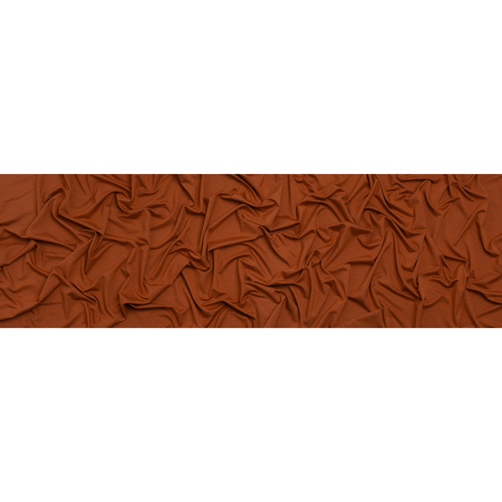 Stretch Bamboo Jersey - Burnt Orange - Willow Collection - Full Stretch Bamboo Jersey - Burnt Orange - Willow Collection - Full