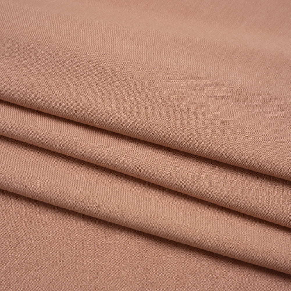 Stretch Bamboo Jersey - Nude - Willow Collection - Folded Stretch Bamboo Jersey - Nude - Willow Collection - Folded
