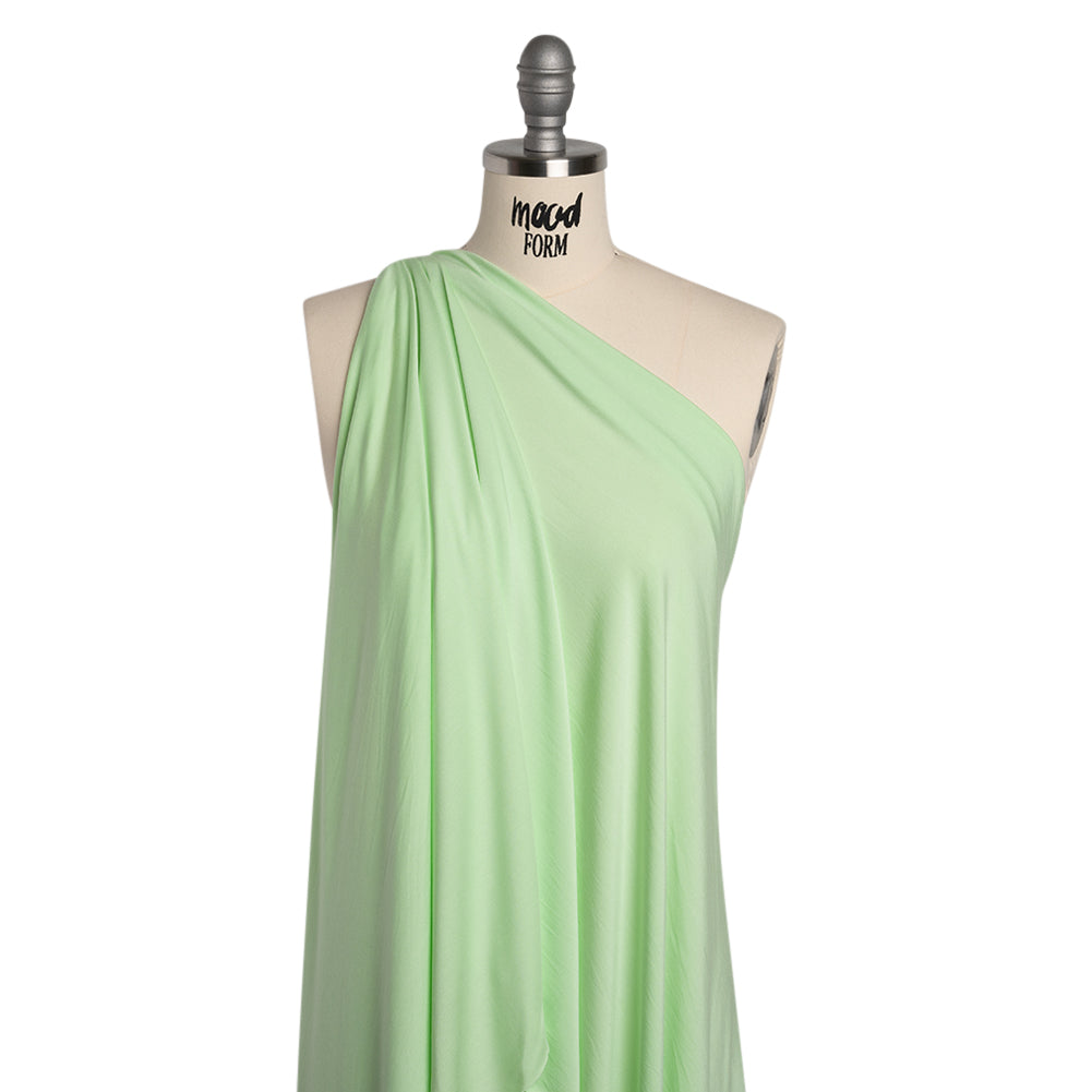 Stretch Bamboo Jersey - Mint - Willow Collection - Drape Stretch Bamboo Jersey - Mint - Willow Collection - Drape