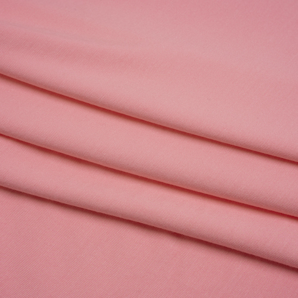 Stretch Bamboo Jersey - Rose - Willow Collection - Folded Stretch Bamboo Jersey - Rose - Willow Collection - Folded