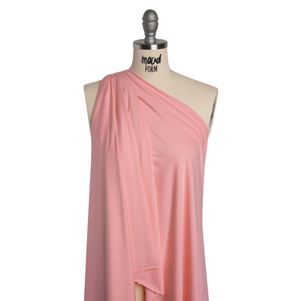 Stretch Bamboo Jersey - Rose - Willow Collection - Drape Stretch Bamboo Jersey - Rose - Willow Collection - Drape