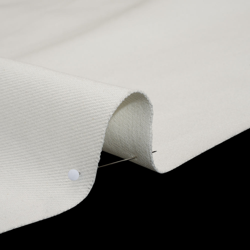 Cotton Twill - White - Deadstock Cotton Twill - White - Deadstock