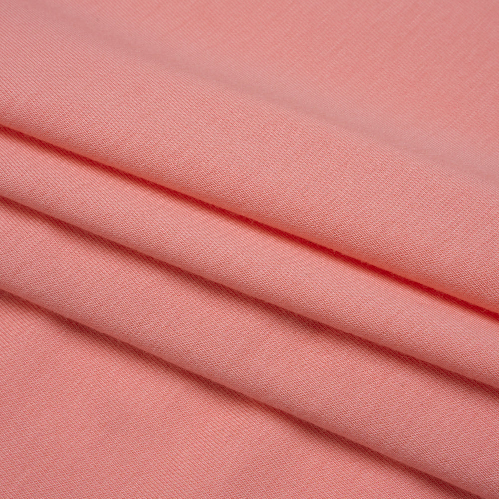 Stretch Cotton and Modal Jersey - Blush Pink - Deadstock Stretch Cotton and Modal Jersey - Blush Pink - Deadstock