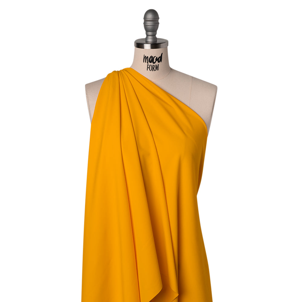 Stretch Nylon Tricot - Golden Yellow - Deadstock Stretch Nylon Tricot - Golden Yellow - Deadstock