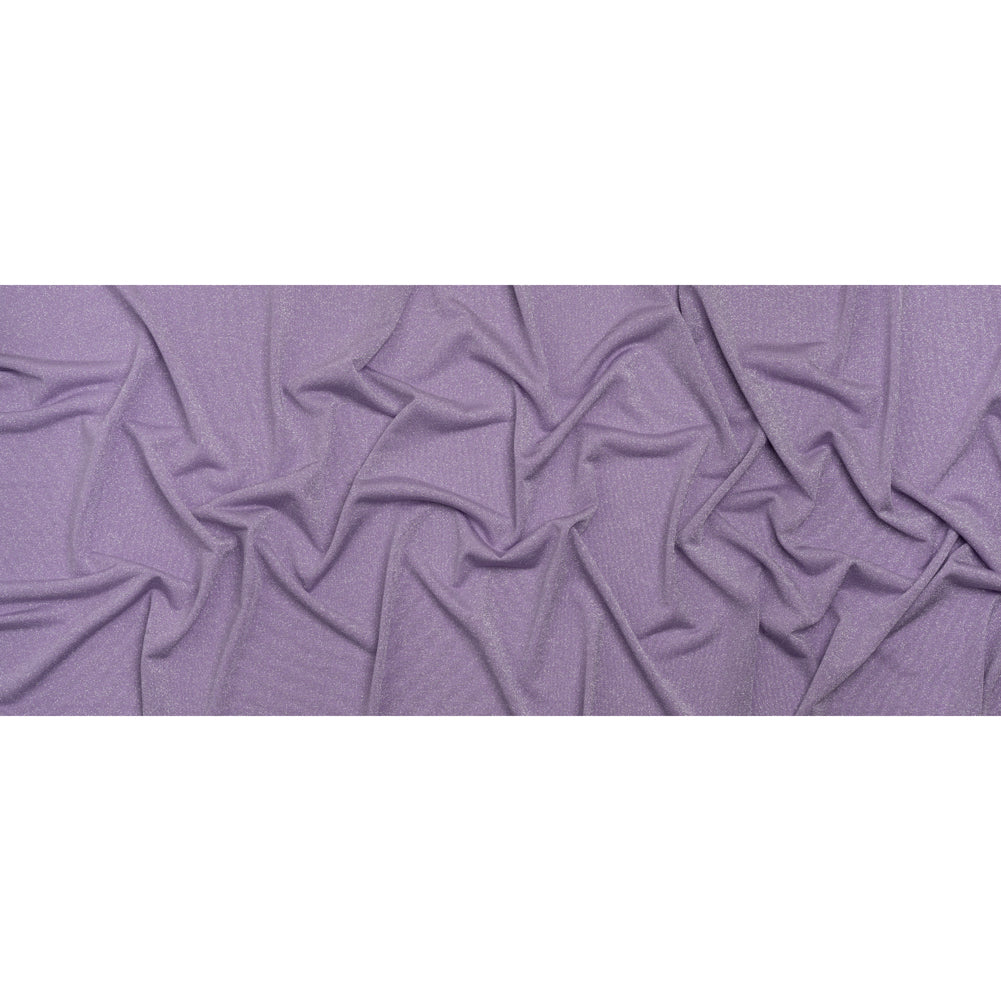 Metallic Stretch Rayon Jersey - Lavender and Silver - Designer Deadstock Metallic Stretch Rayon Jersey - Lavender and Silver - Designer Deadstock