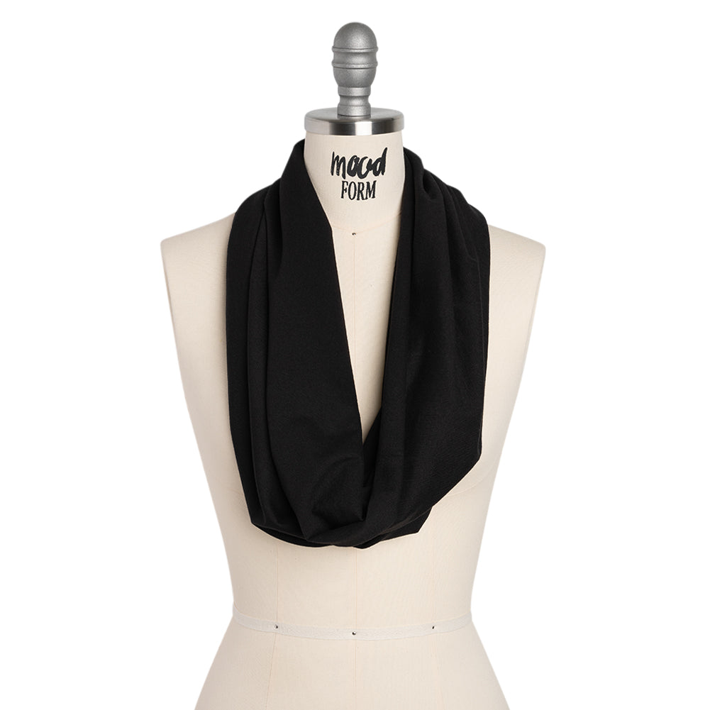 Tubular Cotton Jersey 20" - Black Tubular Cotton Jersey 20" - Black