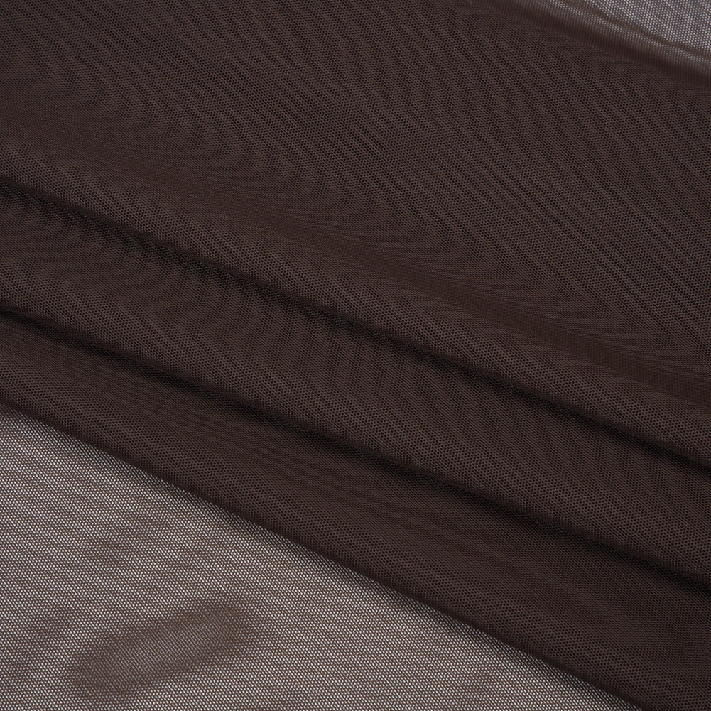 Nylon Stretch Mesh - Chocolate - Deadstock Nylon Stretch Mesh - Chocolate - Deadstock