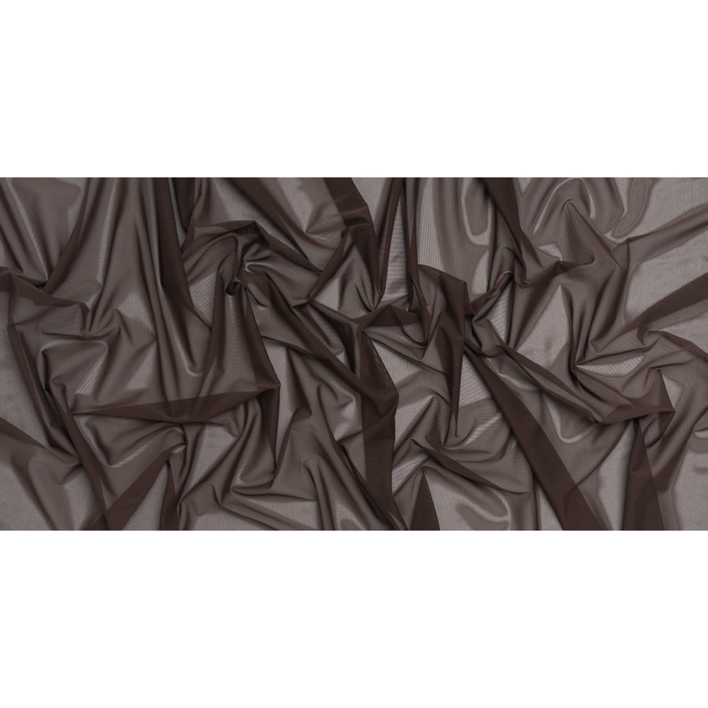 Nylon Stretch Mesh - Chocolate - Deadstock Nylon Stretch Mesh - Chocolate - Deadstock