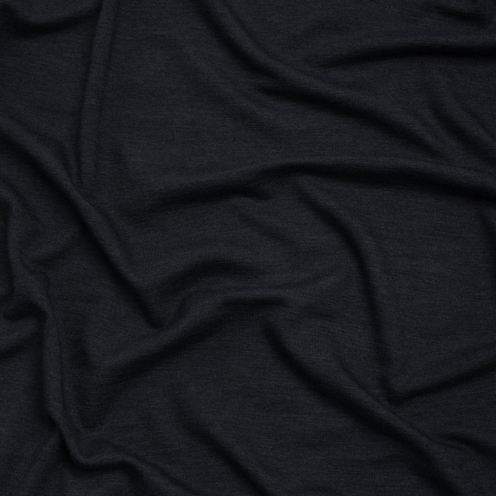 Stretch Rayon Jersey - Heathered Navy - Deadstock Stretch Rayon Jersey - Heathered Navy - Deadstock