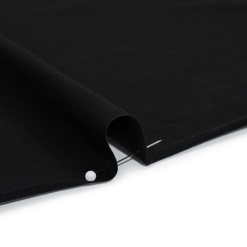 Stretch Rayon Jersey - Black - Deadstock - Detail Stretch Rayon Jersey - Black - Deadstock - Detail