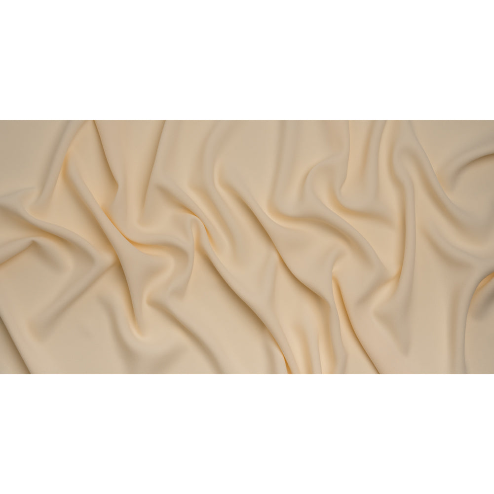 Stretch Polyester Crepe by Alex Perry - Cream - Designer Deadstock Stretch Polyester Crepe by Alex Perry - Cream - Designer Deadstock