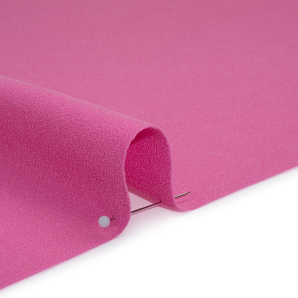Stretch Polyester Crepe by Alex Perry - Bubblegum Pink - Designer Deadstock Stretch Polyester Crepe by Alex Perry - Bubblegum Pink - Designer Deadstock