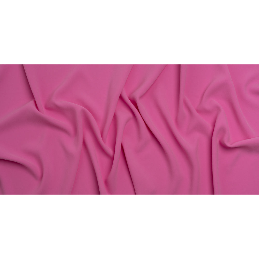 Stretch Polyester Crepe by Alex Perry - Bubblegum Pink - Designer Deadstock Stretch Polyester Crepe by Alex Perry - Bubblegum Pink - Designer Deadstock