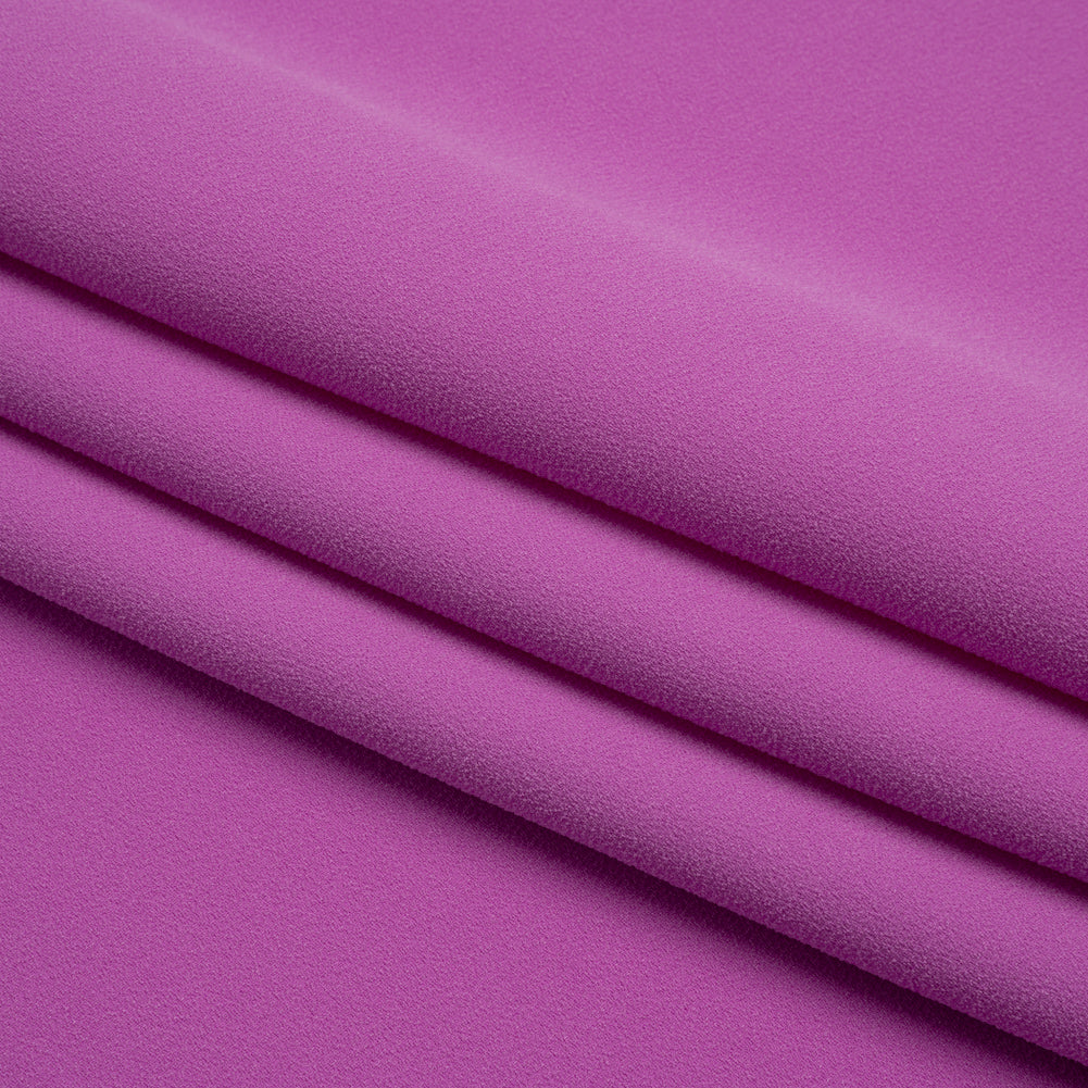 Stretch Polyester Crepe by Alex Perry - Orchid - Designer Deadstock - Folded Stretch Polyester Crepe by Alex Perry - Orchid - Designer Deadstock - Folded