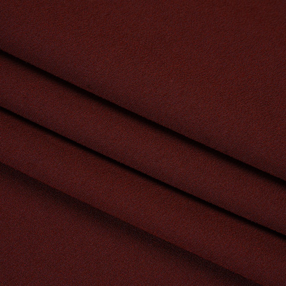 Stretch Polyester Crepe by Alex Perry - Bordeaux - Designer Deadstock Stretch Polyester Crepe by Alex Perry - Bordeaux - Designer Deadstock
