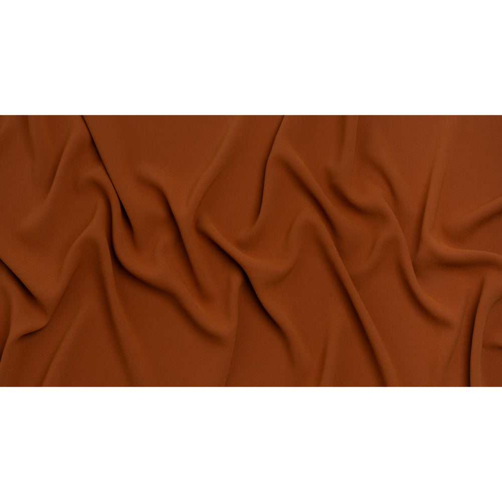 Stretch Polyester Crepe by Alex Perry - Bronze - Designer Deadstock - Full Stretch Polyester Crepe by Alex Perry - Bronze - Designer Deadstock - Full