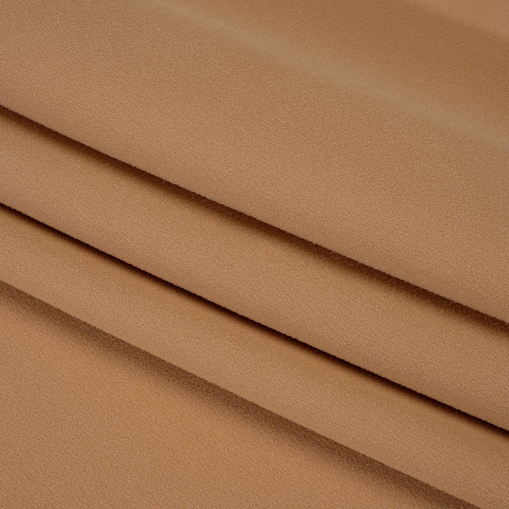 Stretch Polyester Crepe by Alex Perry - Beige - Designer Deadstock Stretch Polyester Crepe by Alex Perry - Beige - Designer Deadstock