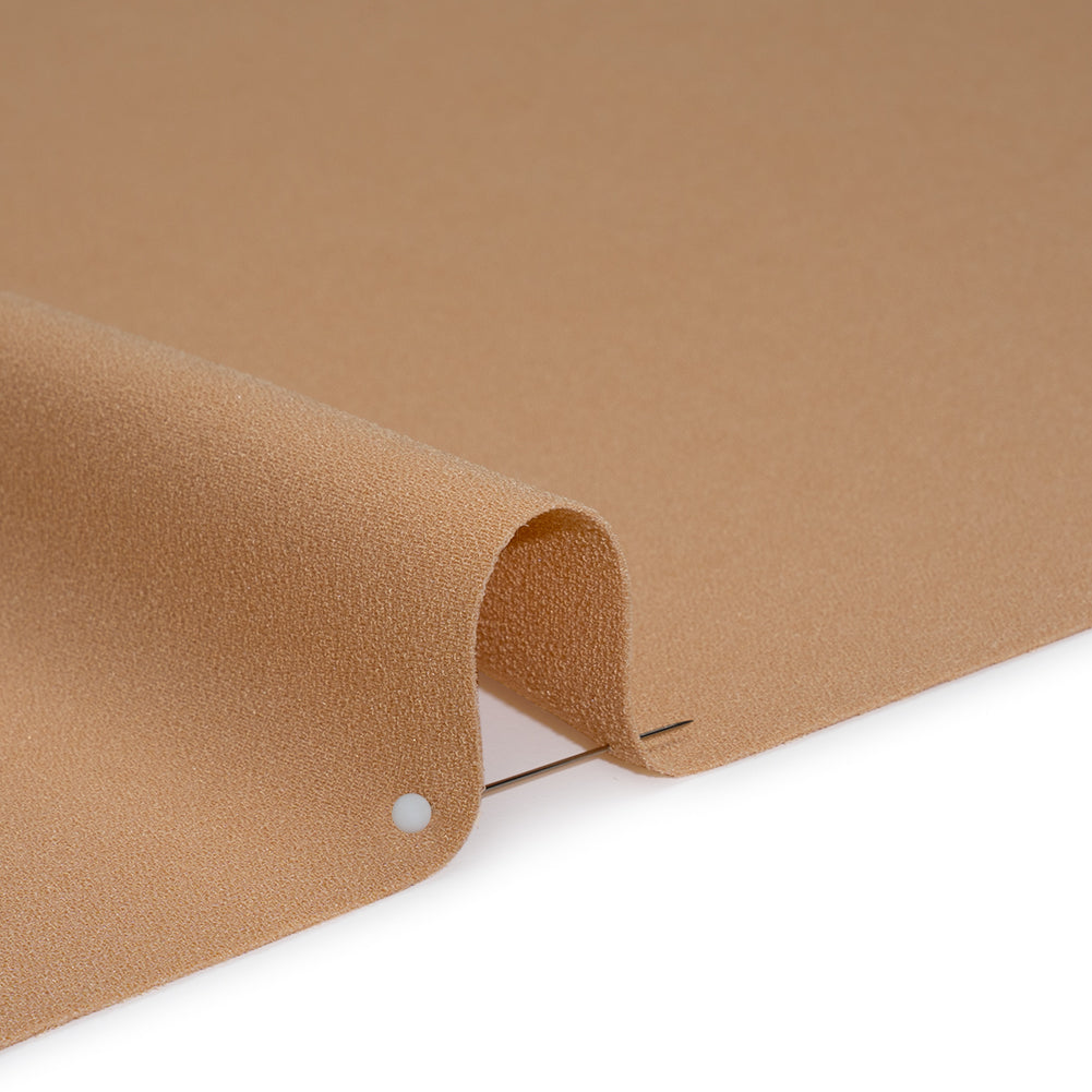 Stretch Polyester Crepe by Alex Perry - Beige - Designer Deadstock Stretch Polyester Crepe by Alex Perry - Beige - Designer Deadstock