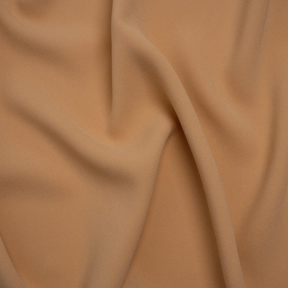 Stretch Polyester Crepe by Alex Perry - Beige - Designer Deadstock Stretch Polyester Crepe by Alex Perry - Beige - Designer Deadstock