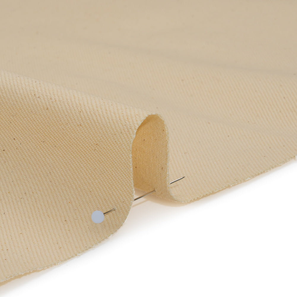 Organic Cotton Denim Twill by Rag & Bone - Natural Ecru - Designer Deadstock Made in Italy Organic Cotton Denim Twill by Rag & Bone - Natural Ecru - Designer Deadstock Made in Italy