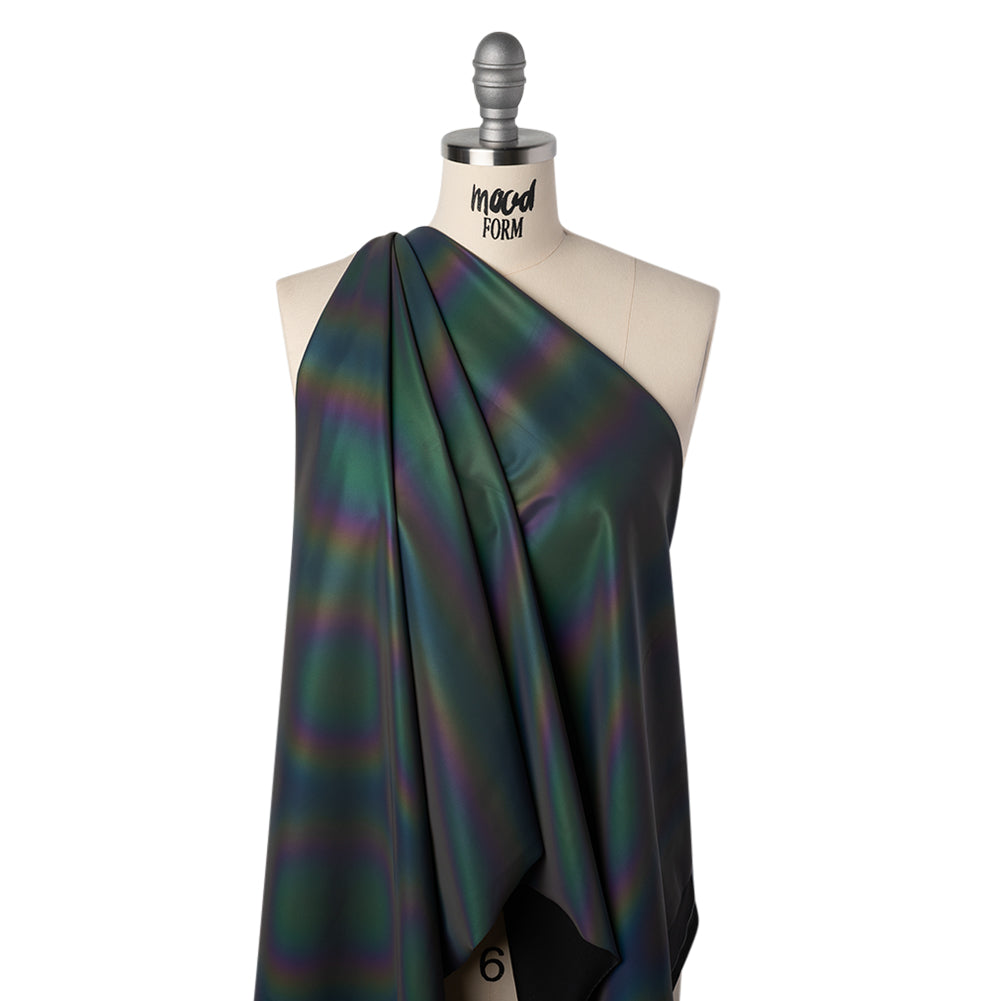 Reflective Spandex Knit with 4-Way Stretch - Rainbow Drape Reflective Spandex Knit with 4-Way Stretch - Rainbow Drape