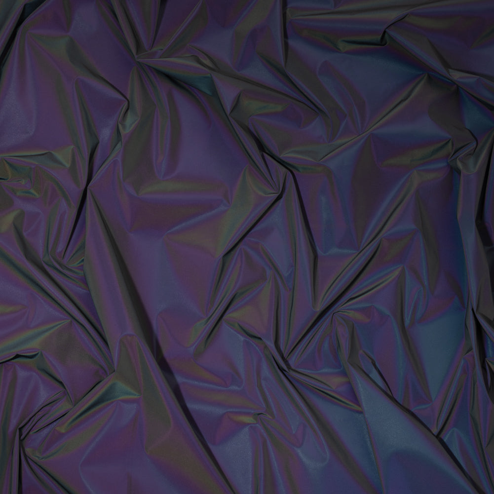 Super Soft Reflective Fabric - Rainbow on Black Super Soft Reflective Fabric - Rainbow on Black