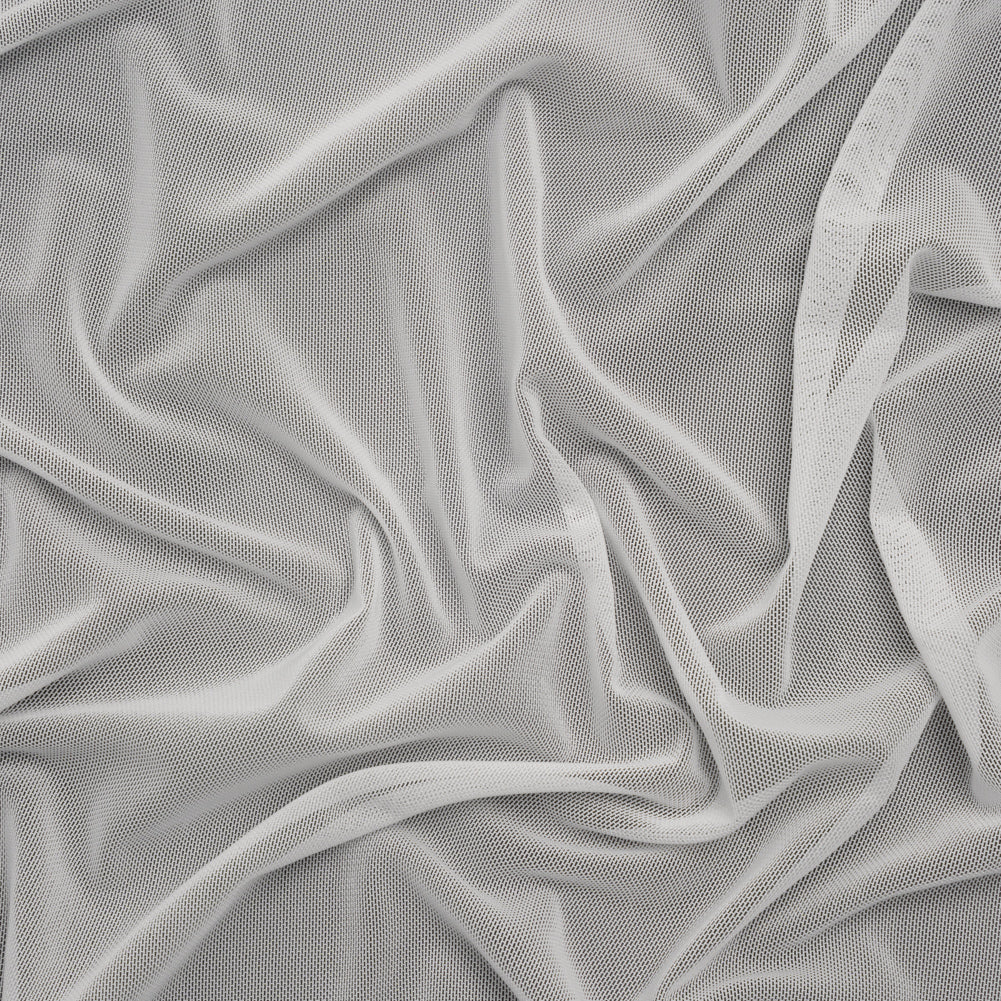 Polyester Stretch Mesh - Ecru - Designer Deadstock Polyester Stretch Mesh - Ecru - Designer Deadstock