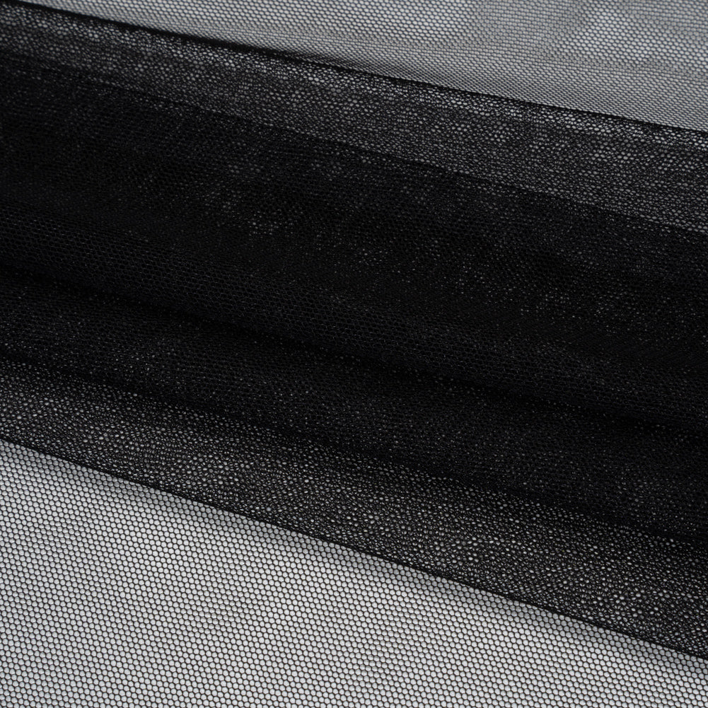 Polyester Mesh - Black - Designer Deadstock - Detail Polyester Mesh - Black - Designer Deadstock - Detail