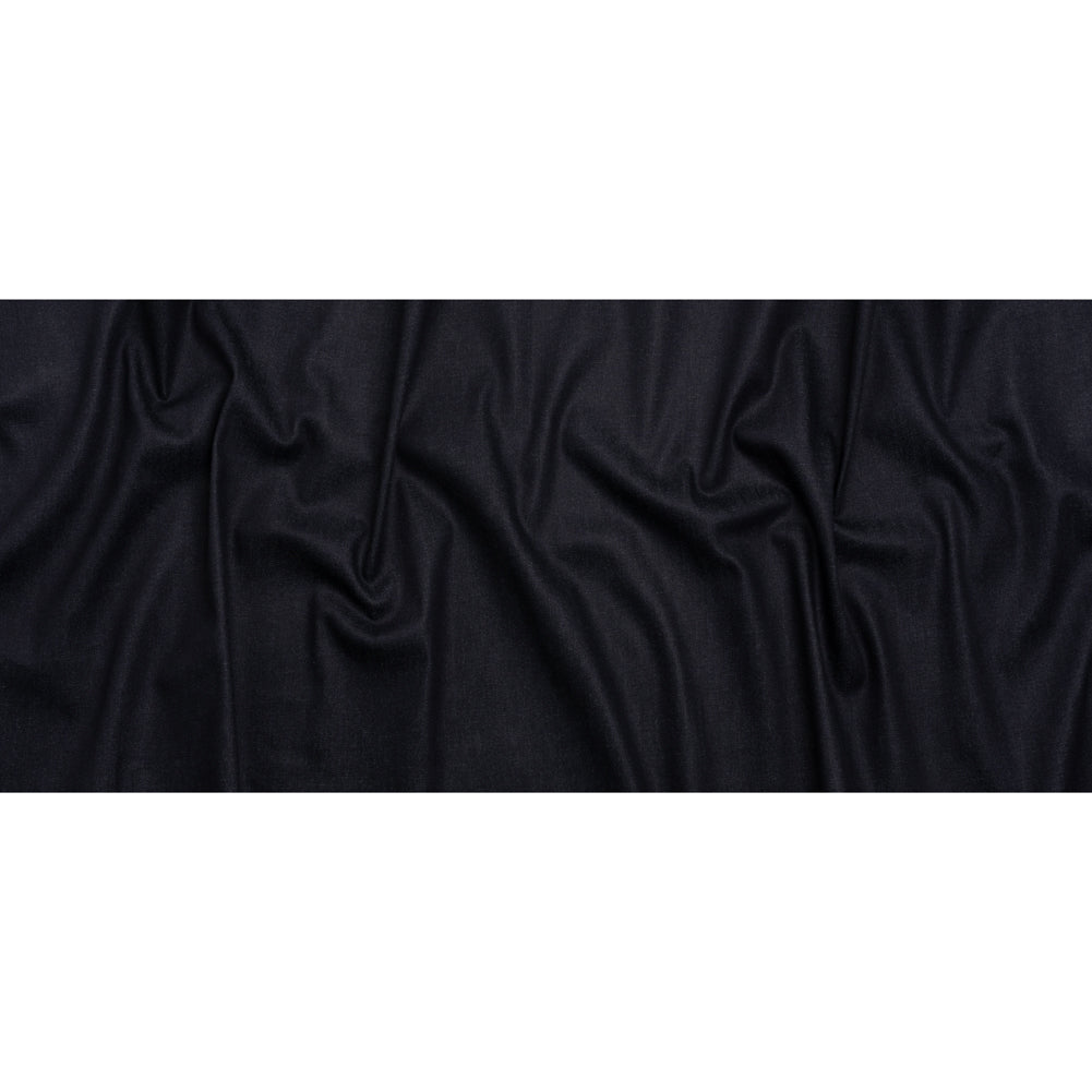 Medium Weight Stretch Cotton Denim Twill - Dark Indigo - Deadstock Medium Weight Stretch Cotton Denim Twill - Dark Indigo - Deadstock