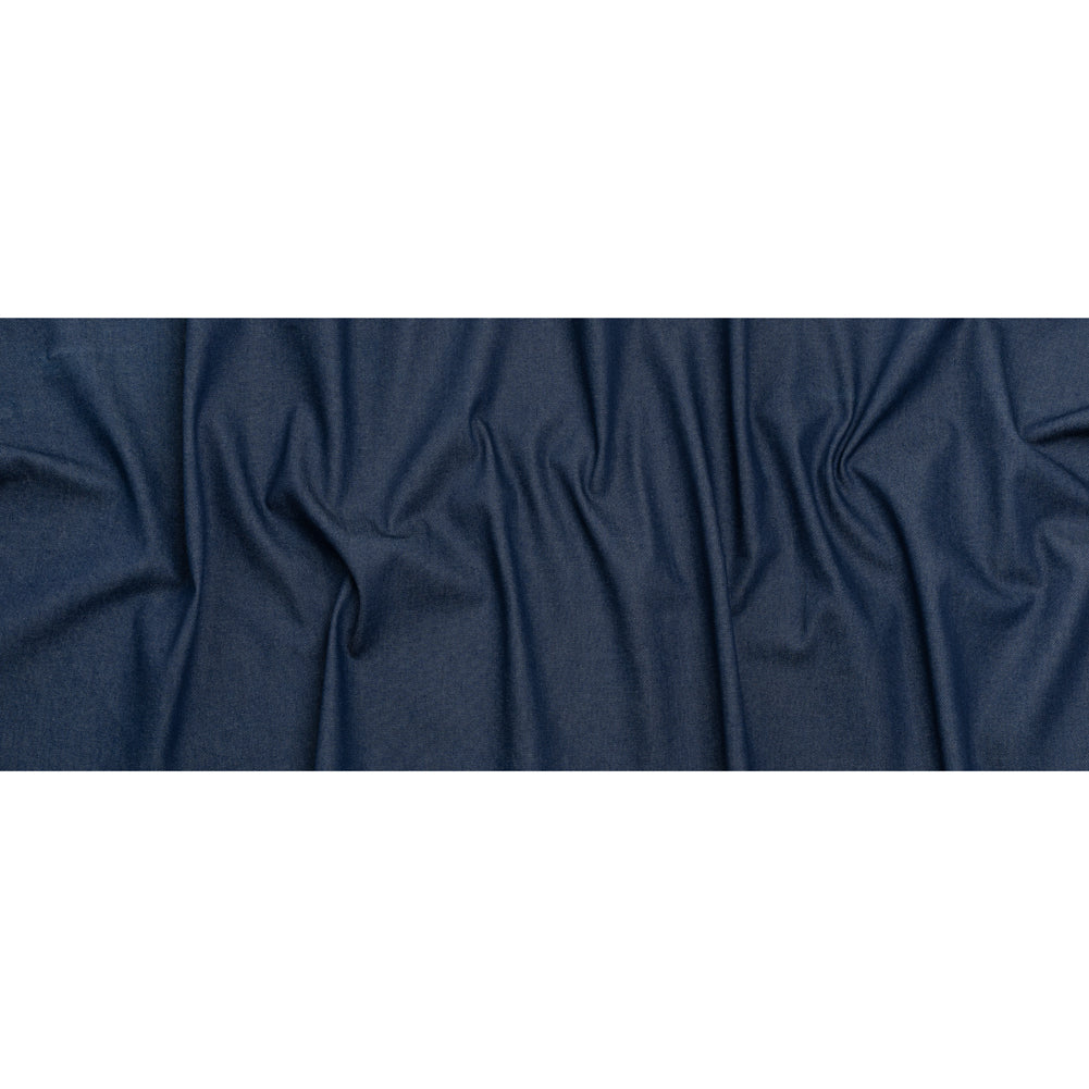 Lightweight Rigid Cotton Denim Twill - Light Indigo and Cream - Deadstock Lightweight Rigid Cotton Denim Twill - Light Indigo and Cream - Deadstock