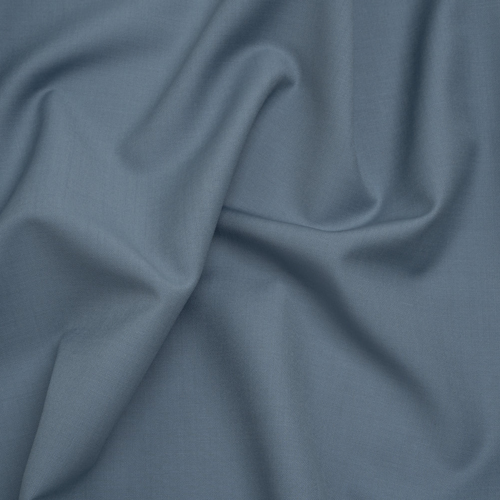 Summer Weight Wool Suiting by Alexander McQueen - Light Blue - Designer Deadstock Summer Weight Wool Suiting by Alexander McQueen - Light Blue - Designer Deadstock