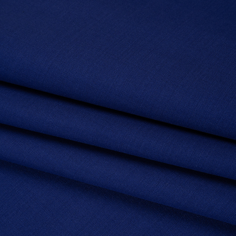 Summer Weight Wool Suiting by Alexander McQueen - Cobalt Blue - Designer Deadstock Summer Weight Wool Suiting by Alexander McQueen - Cobalt Blue - Designer Deadstock