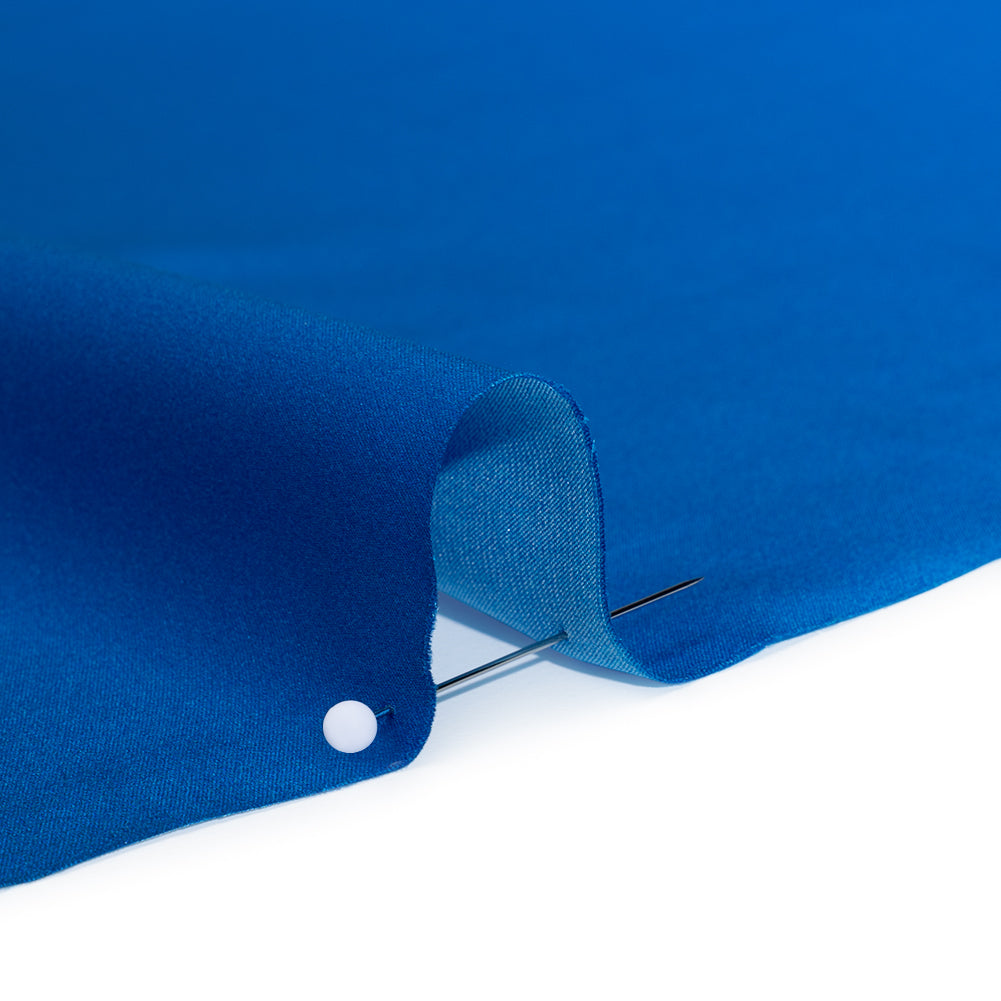 Silk Charmeuse Print 16MM, Made in Italy - Sky Blue, Bright Blue and Navy Ombre Full Silk Charmeuse Print 16MM, Made in Italy - Sky Blue, Bright Blue and Navy Ombre Full