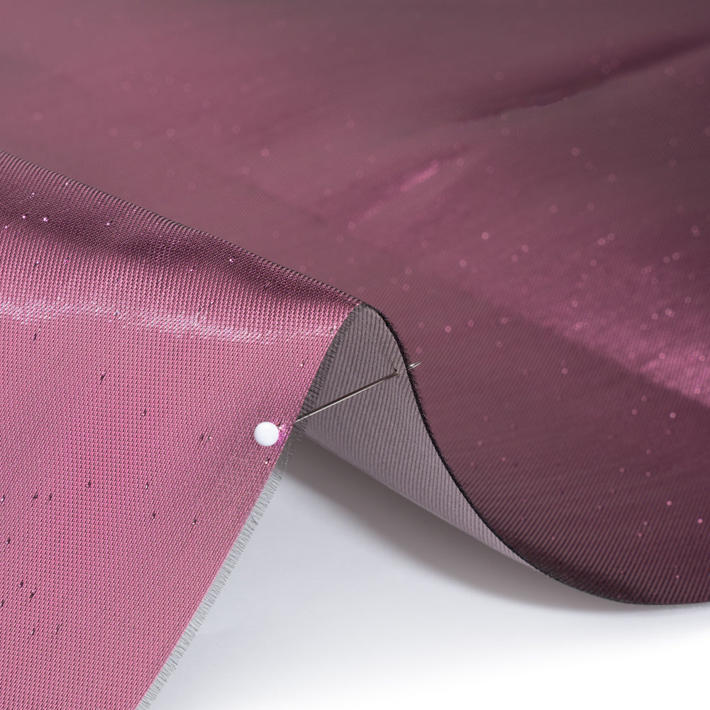 Double Faced Lame Mikado - Dusty Purple - Sara Collection Double Faced Lame Mikado - Dusty Purple - Sara Collection