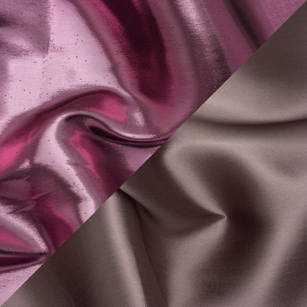 Double Faced Lame Mikado - Dusty Purple - Sara Collection Double Faced Lame Mikado - Dusty Purple - Sara Collection