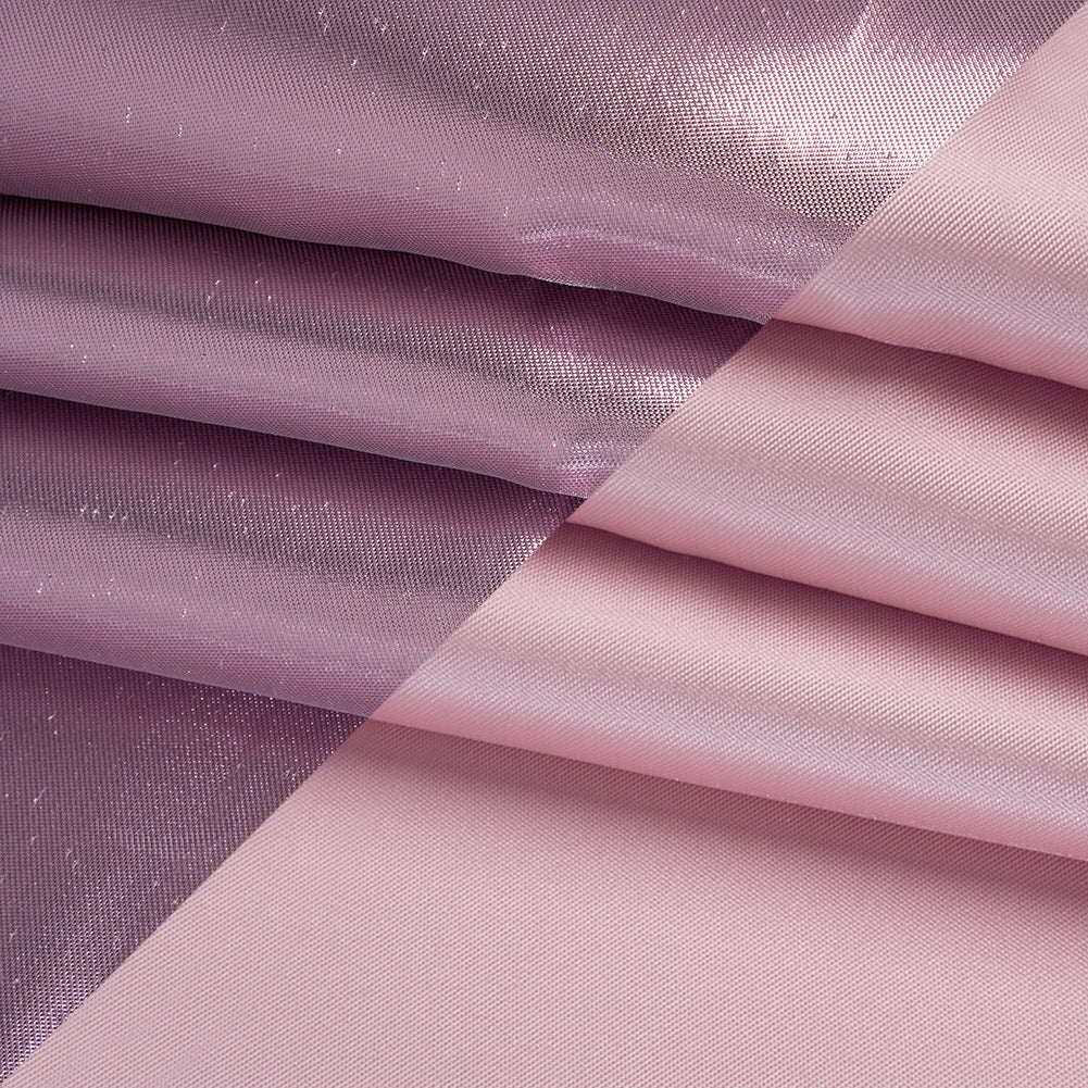 Double Faced Lame Mikado - Baby Pink - Sara Collection - Folded Double Faced Lame Mikado - Baby Pink - Sara Collection - Folded