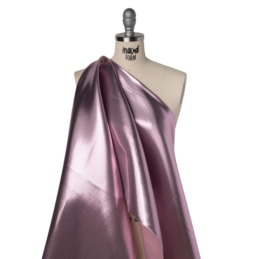 Double Faced Lame Mikado - Baby Pink - Sara Collection - Drape Double Faced Lame Mikado - Baby Pink - Sara Collection - Drape