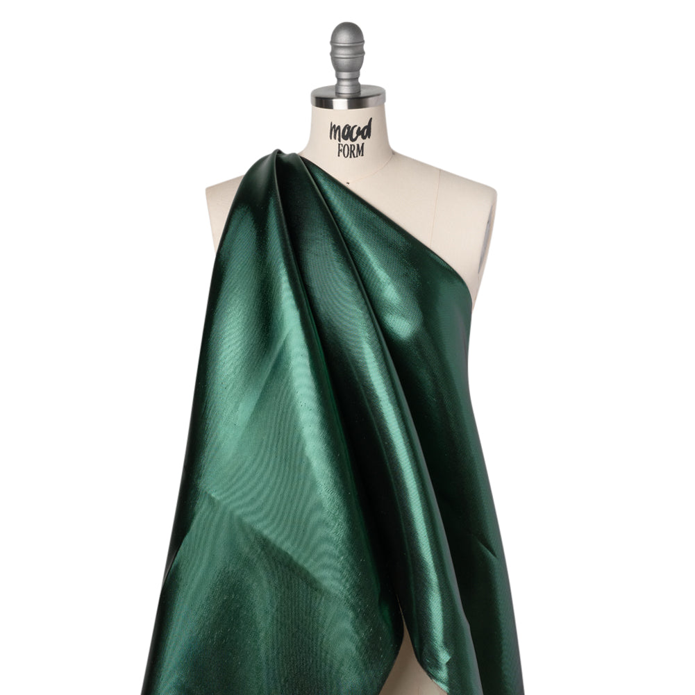 Double Faced Lame Mikado - Sea Green - Sara Collection Drape Double Faced Lame Mikado - Sea Green - Sara Collection Drape