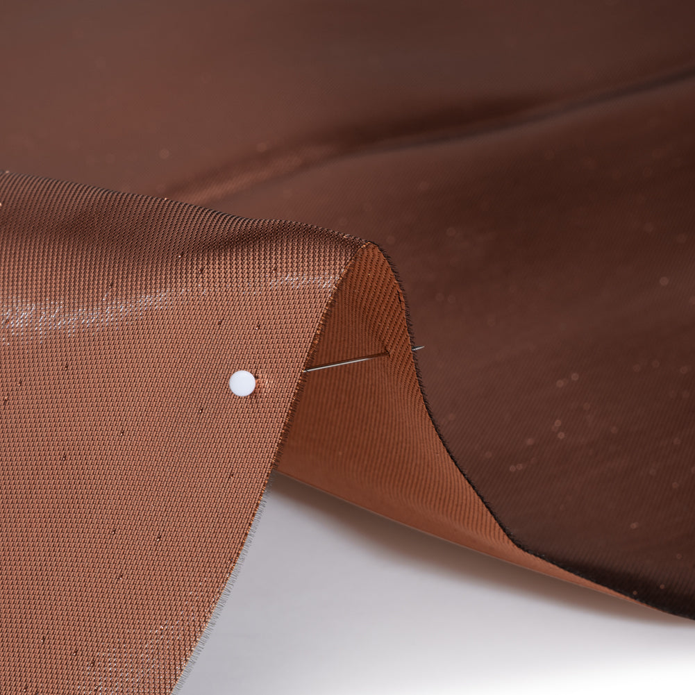 Double Faced Lame Mikado - Burnt Orange - Sara Collection - Detail Double Faced Lame Mikado - Burnt Orange - Sara Collection - Detail