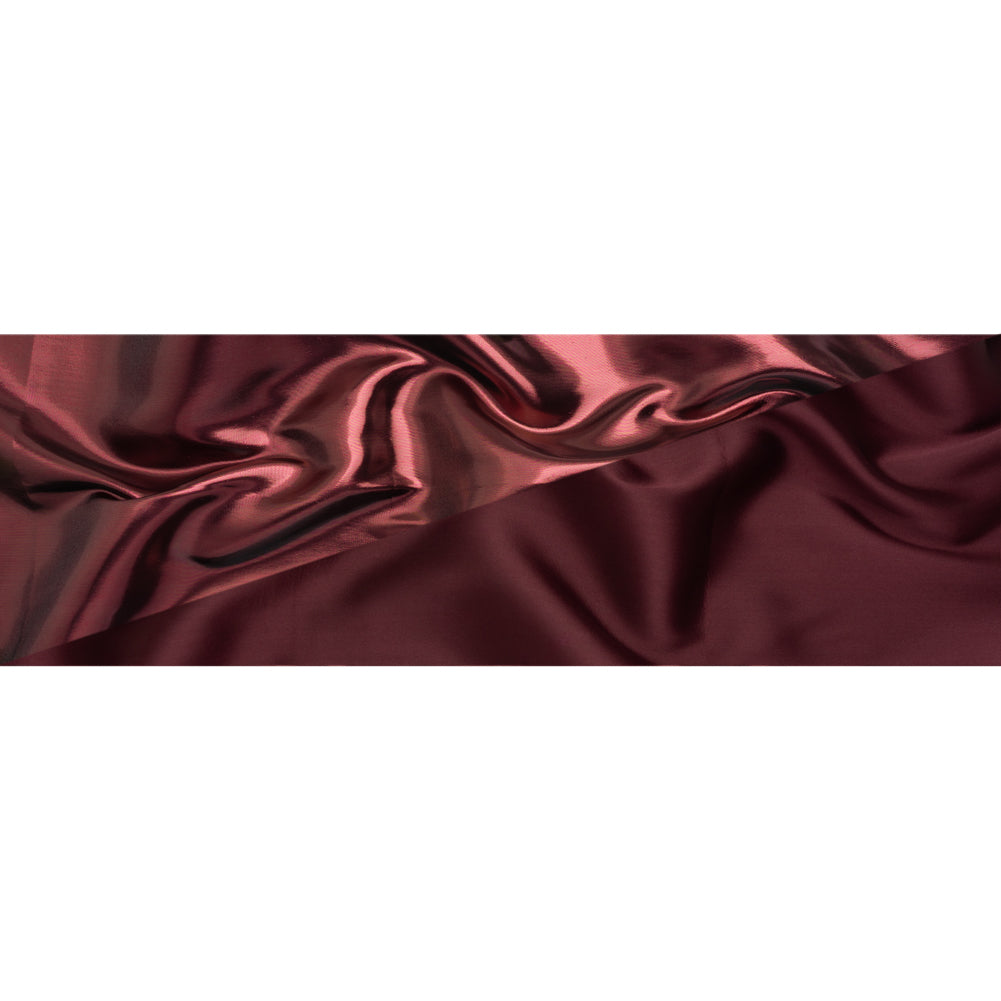 Double Faced Lame Mikado - Wine - Sara Collection Double Faced Lame Mikado - Wine - Sara Collection