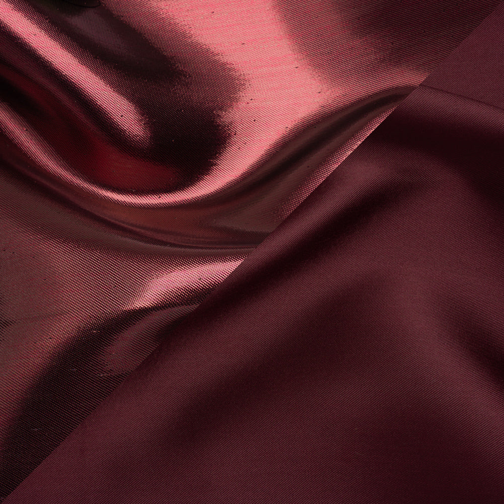 Double Faced Lame Mikado - Wine - Sara Collection Double Faced Lame Mikado - Wine - Sara Collection